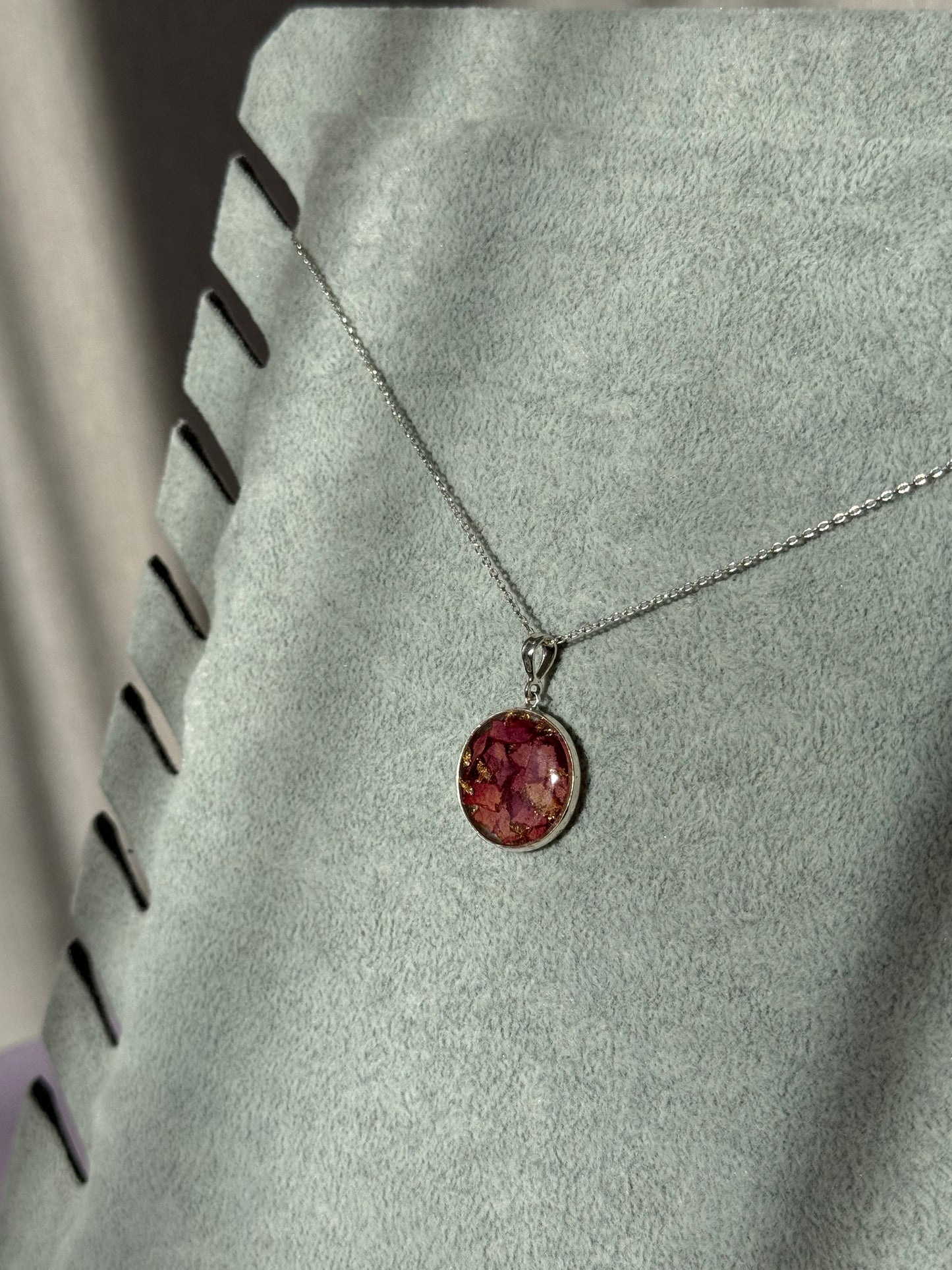 Rose Petal Necklace – 925 Sterling Silver Floral Jewelry | Armenia