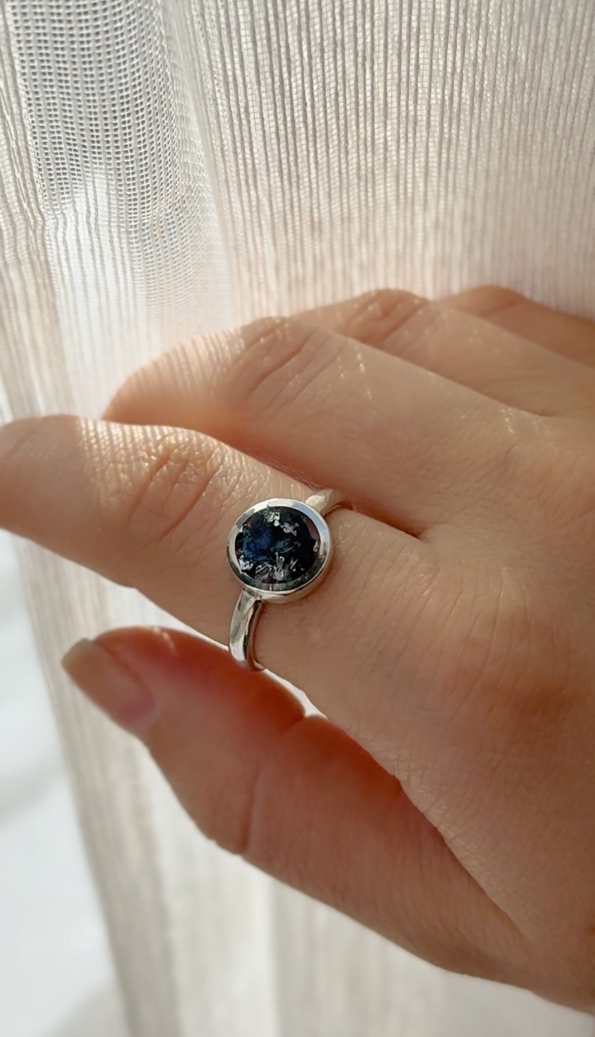 Handmade Floral Ring – 925 Sterling Silver with Natural Petals | Armenia