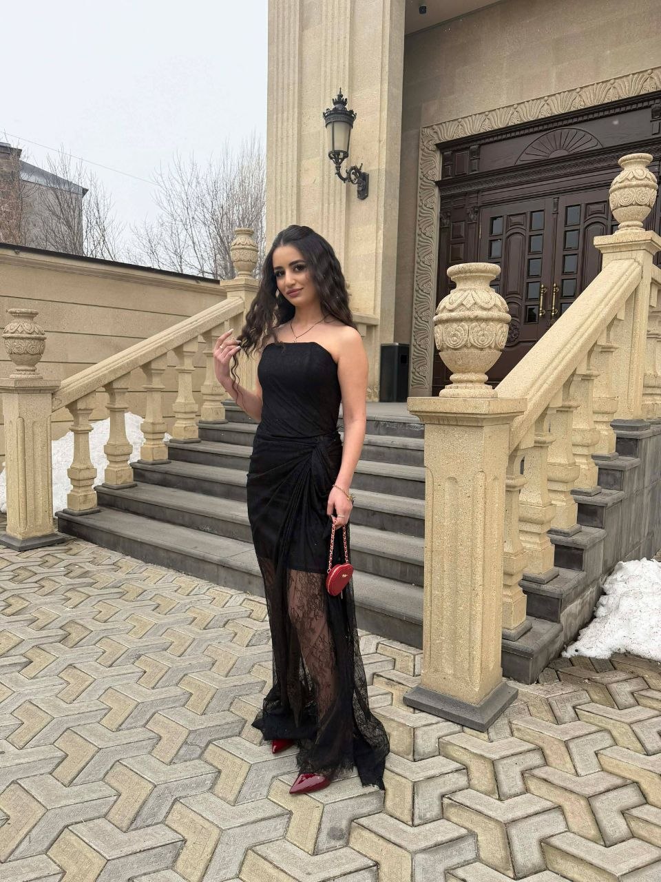 Black Strapless Evening Gown – Elegant Formal Dress | Armenia