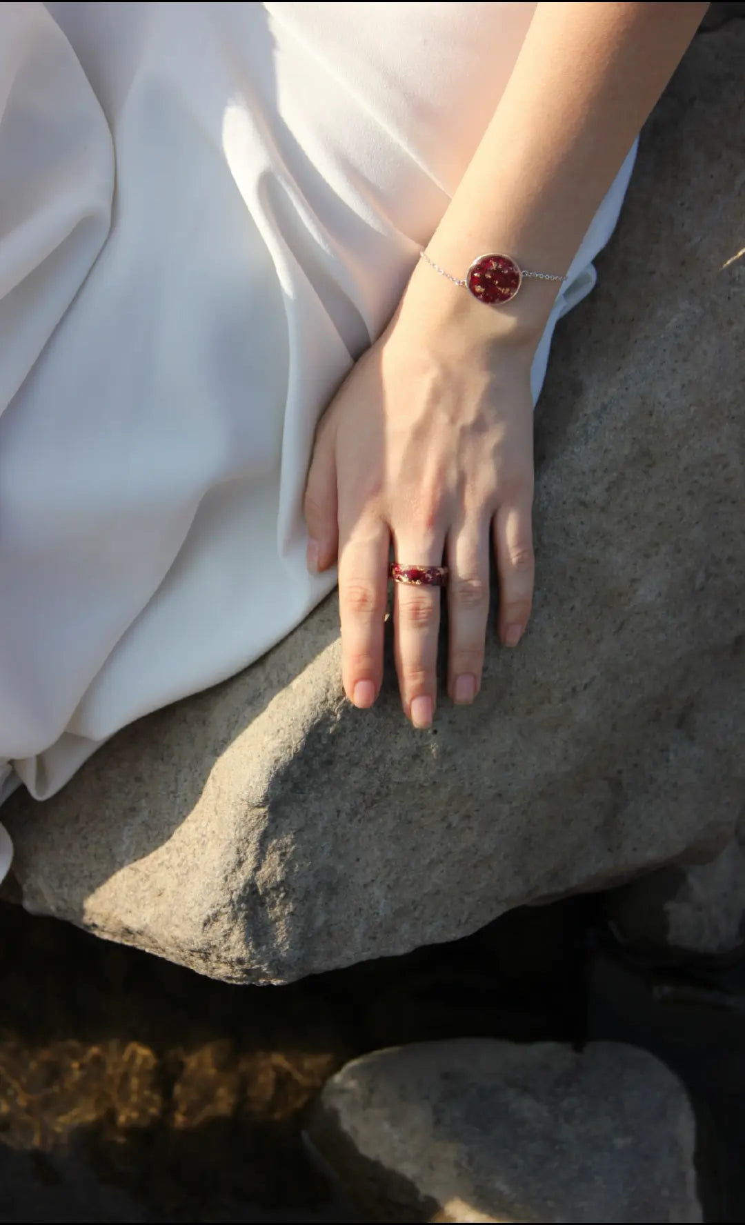 Handmade Floral Ring Collection – Sterling Silver Rings with Natural Petals | Armenia