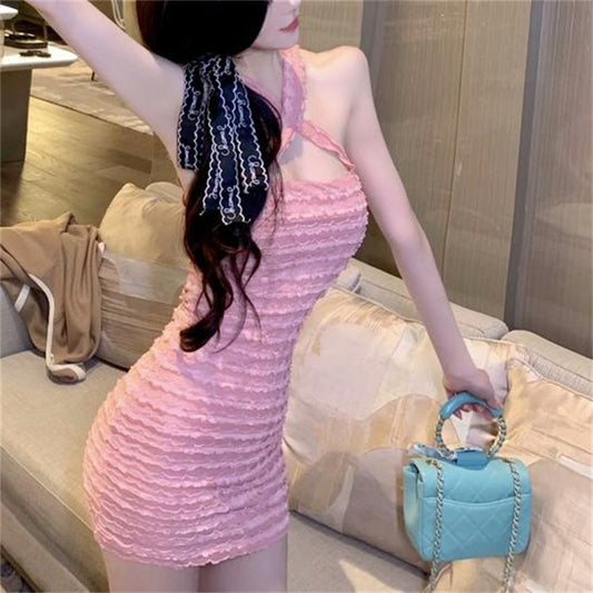 Women's Fashion Personality Sexy Suspender Dress