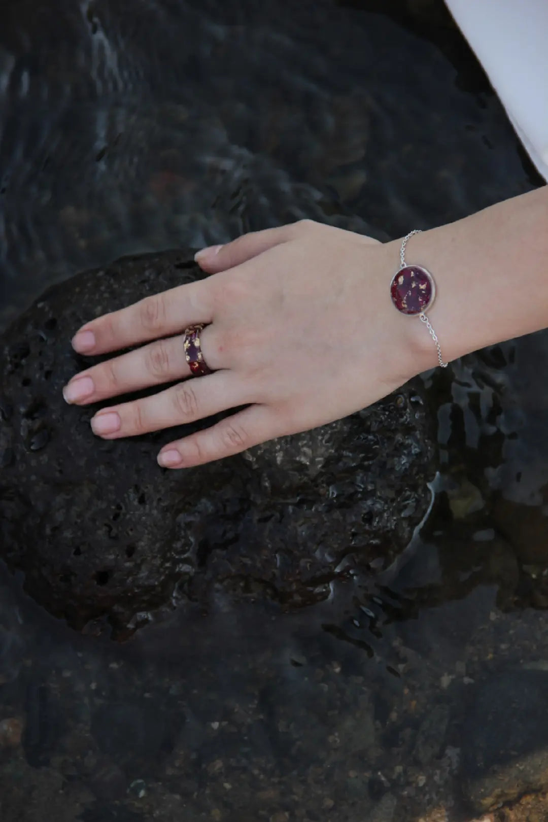 Handmade Floral Ring Collection – Sterling Silver Rings with Natural Petals | Armenia