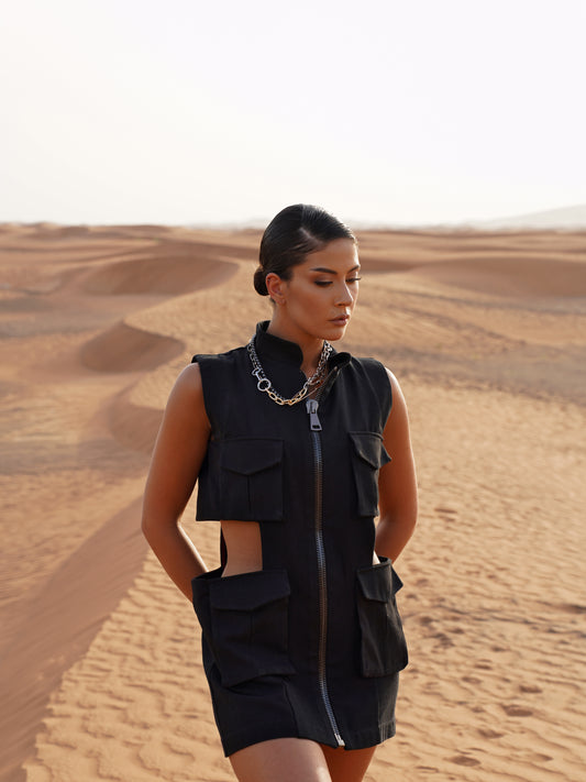 Premium Cotton Safari Vest – Modern Women's Utility Vest | Armenia