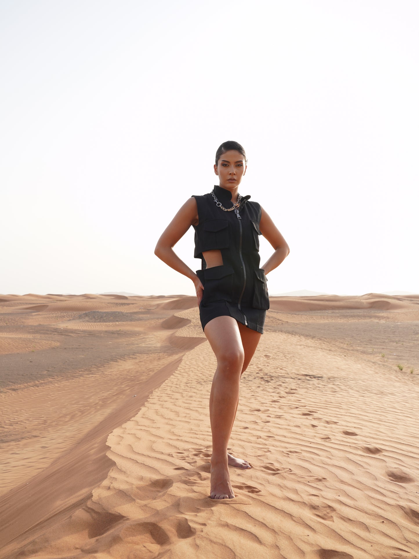 Premium Cotton Safari Vest – Modern Women's Utility Vest | Armenia
