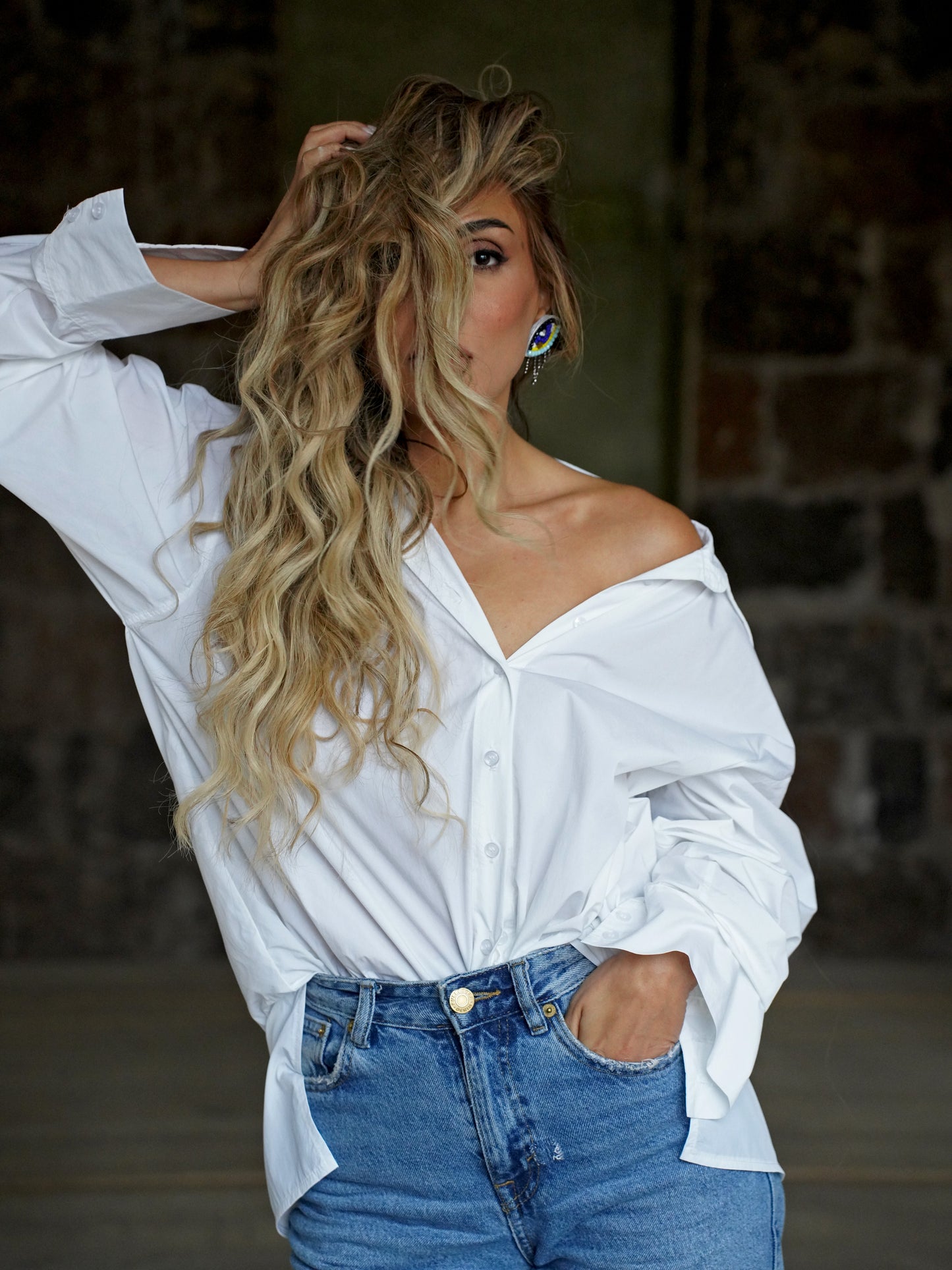 Signature White Cotton Shirt – Architectural Tailored Shirt | Armenia
