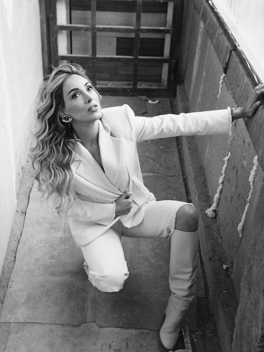 Tailored Cotton Blazer – Sculpted Women's Blazer | Armenia