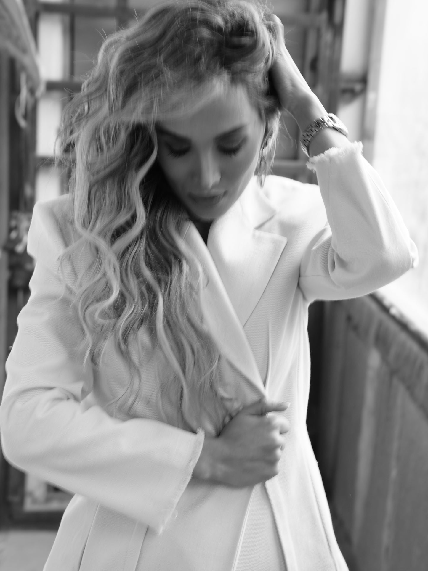 Tailored Cotton Blazer – Sculpted Women's Blazer | Armenia