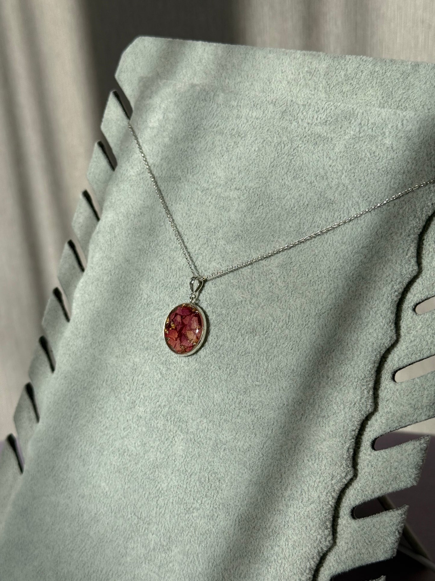 Rose Petal Necklace – 925 Sterling Silver Floral Jewelry | Armenia