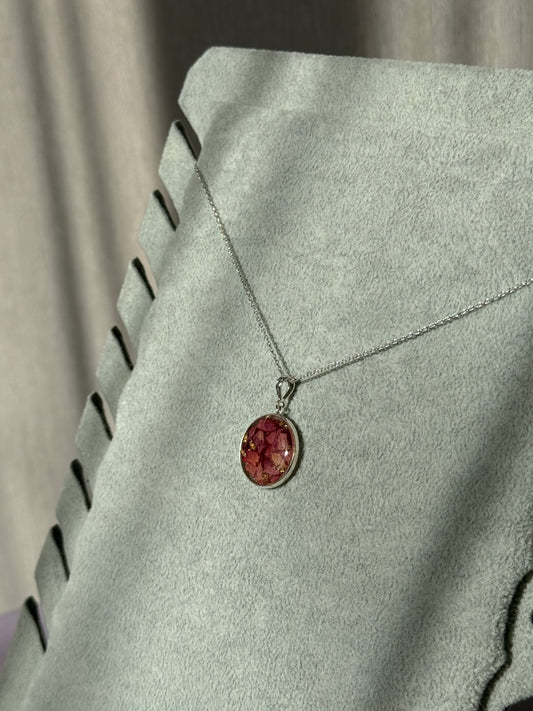 Rose Petal Necklace – 925 Sterling Silver Floral Jewelry | Armenia