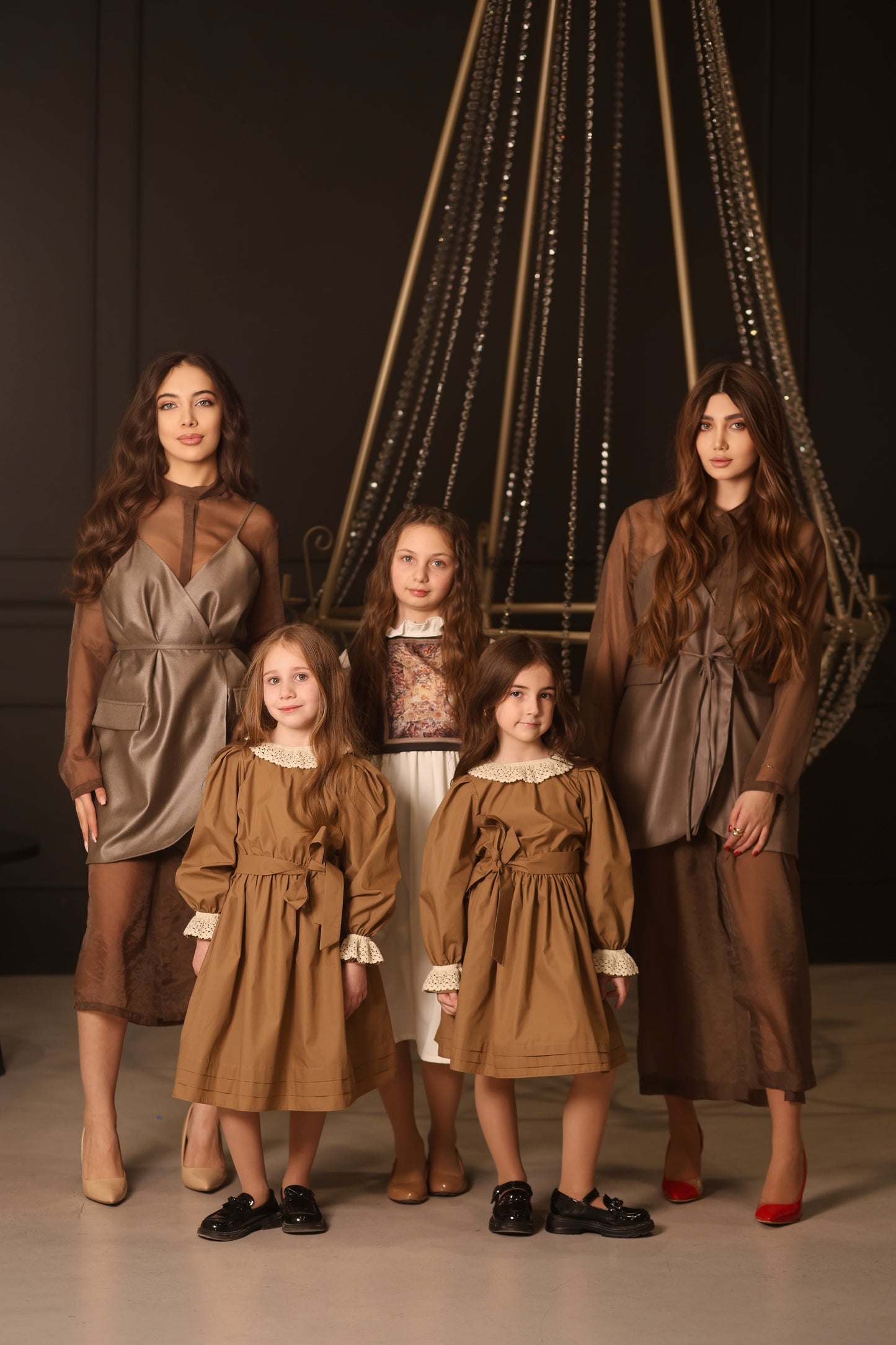 Brown Sheer Wrap Dress – Elegant Lightweight Dress | Armenia