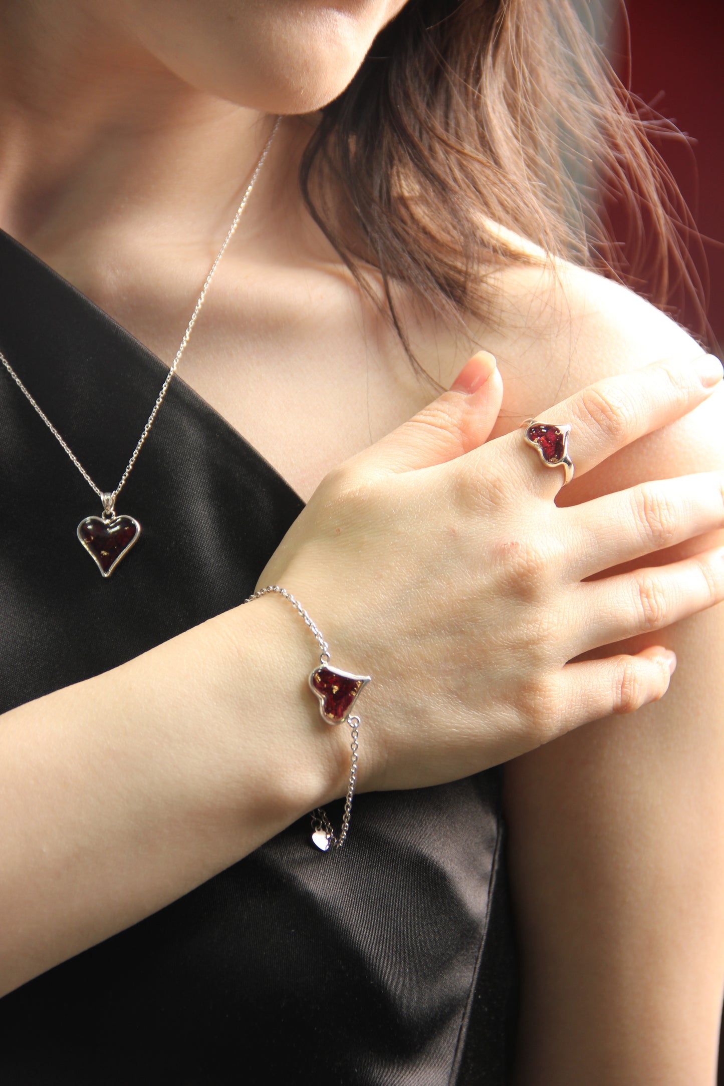 Handmade Floral Jewelry Set – Bracelet, Necklace & Ring | 925 Sterling Silver Armenia