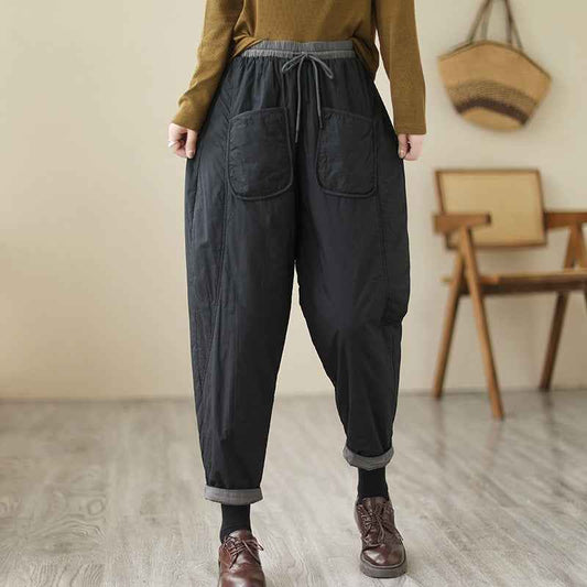 Winter Artistic Korean-style Carrot Pants Loose Fit