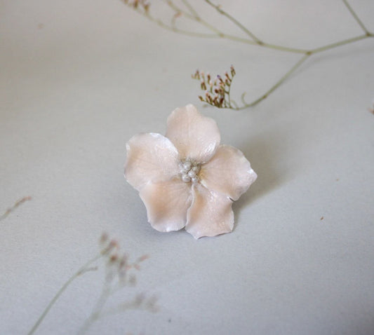 Handmade Pink Blossom Ring – Floral Statement Ring | Armenia