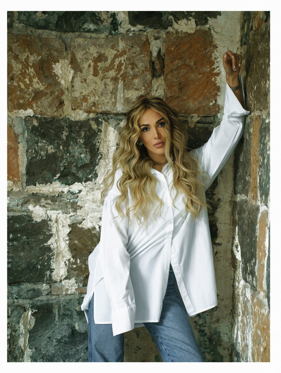 Signature White Cotton Shirt – Architectural Tailored Shirt | Armenia