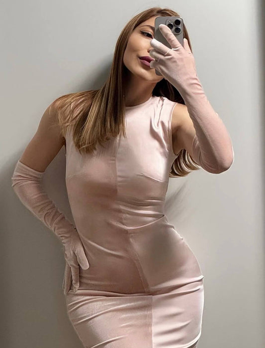 Pink Elegant Mini Dress – Feminine Occasionwear | Armenia